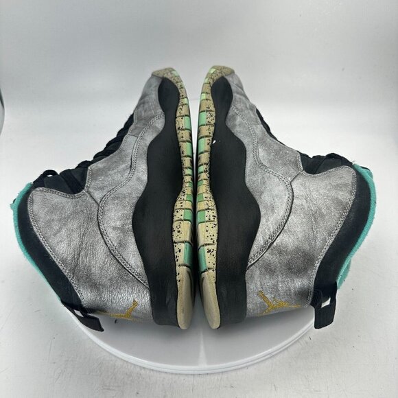 Nike Air Jordan 10 X Retro 30th Men Size 10.5 705178-045 Lady Liberty Grey Shoes - Picture 8 of 14